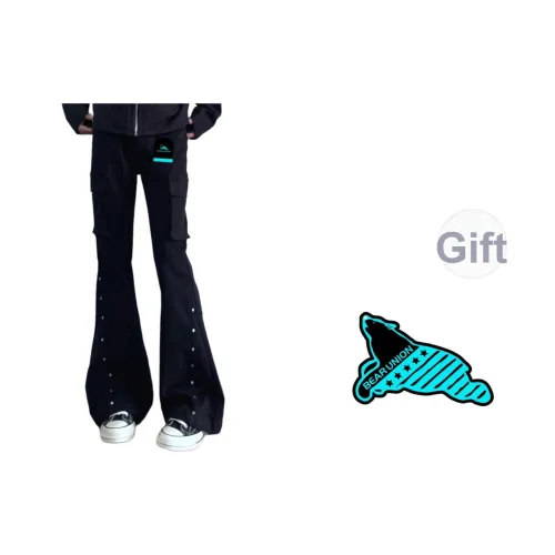 BEAR UNION Черные Унисекс Джинсы