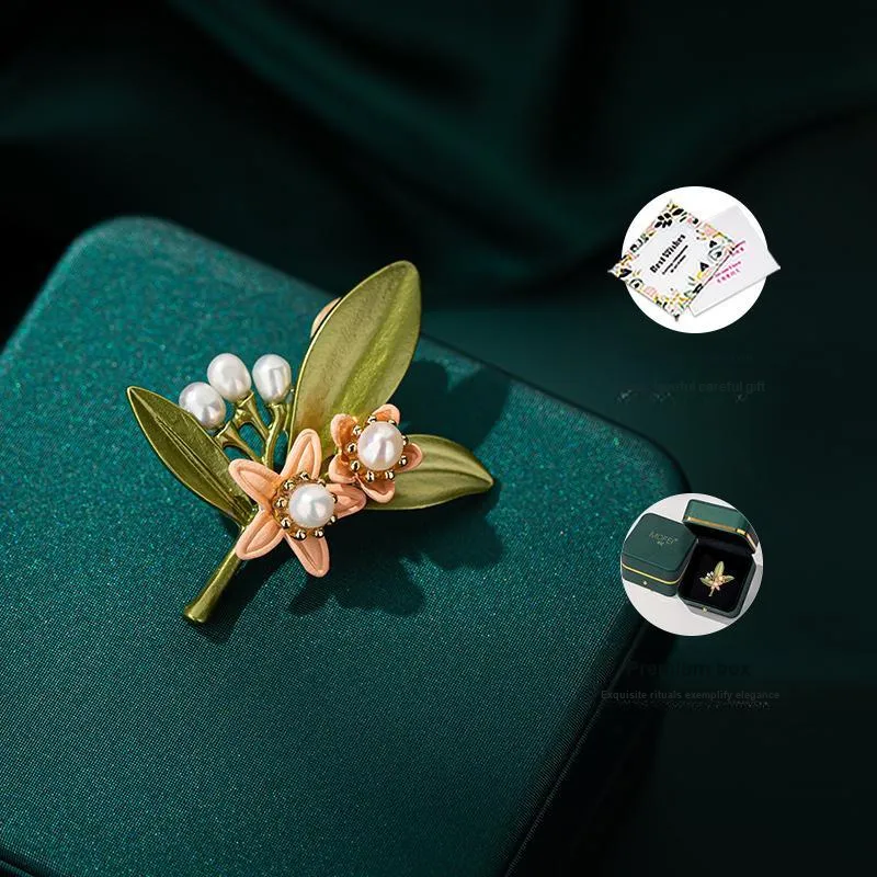 Mofei Freshwater Pearl Brooches Women's-4