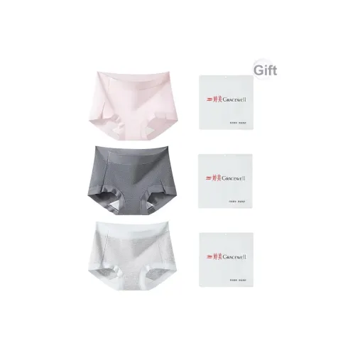 GRACEWELL Женское нижнее белье сумка для покупок 3 упаковки