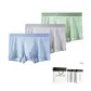 7A Grade Antibacterial Cooling Breathable[3 Pack Gift Box Set][Smoke Gray+Sky Blue+Fruit Green]