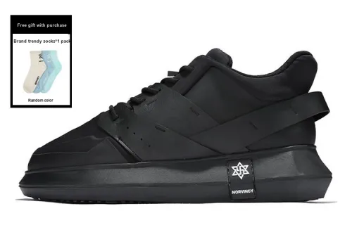 NORVINCY Кроссовки для скейтбординга Low Top Черные Унисекс