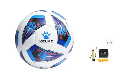 KELME Size 45 Soccer PU Seamless Thermal bonding Unisex White Blue