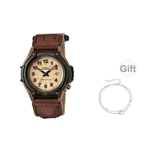 CASIO Кварцевый механизм Часы Женские Желтый Циферблат