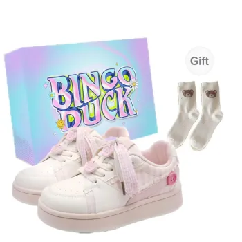 BINGO DUCK Slip Resistant Low Top Skateboard Shoes Women's