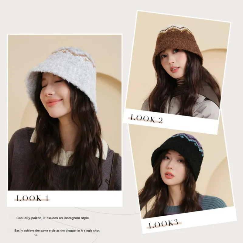 CACUSS Junior Polyester/Polyamide/Sheep Wool/Elastane Bucket Hats Women's-1