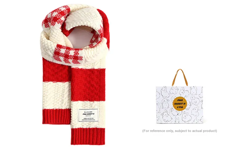 FREE RABBITⅡ Knit Scarves Unisex-6