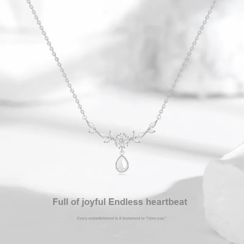 JUICY GRAPE Chalcedony Jade Necklaces Women's-1
