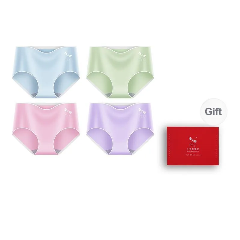 RED DRAGONFLY Underpants Women's Box 4 Pack-12