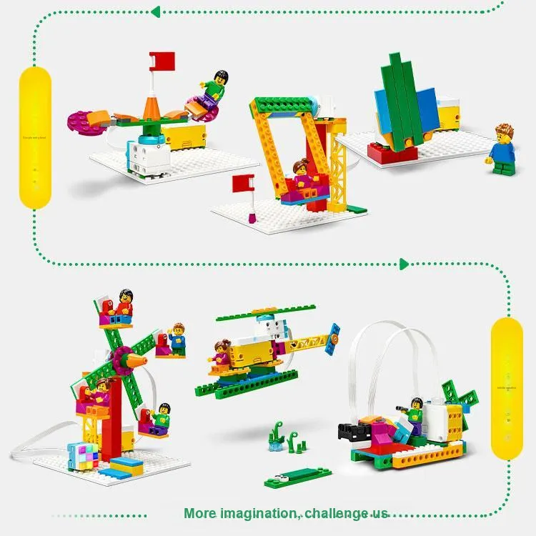 LEGO Education Collection SPIKE STEM Basic Set Building Blocks 301 600pcs 45345+2000471-3