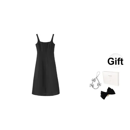 Fstudio Корейский стиль Мягкий Элегантность Обхват талии Утягивающий Платье Женское