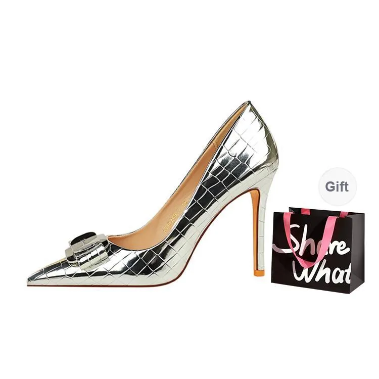 BIGTREE Slim Heel High Heels Women's-0