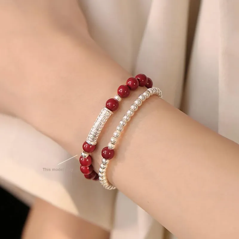 DTOTO Cinnabar Jade Bracelets Unisex-5