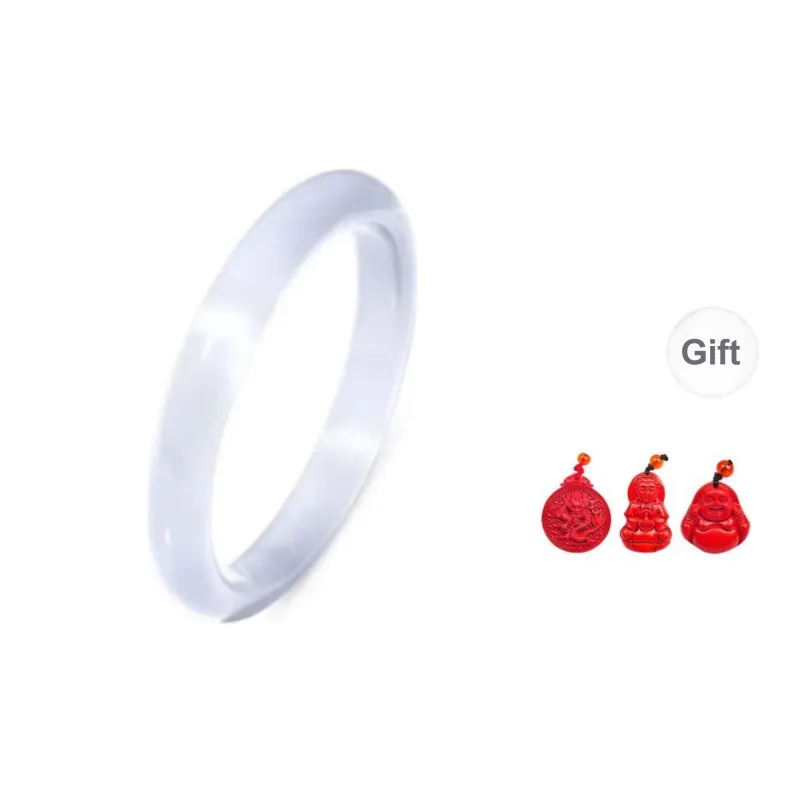 MUGONGZI Glass Cat Eye Bangles Women's-0