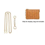 (Gold-Tone) Pearl+Decorative Chain Set