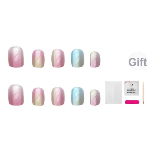 JIABITU Радужный Бобовый Beetle Съемный Короткий ЛАДДЕР Градиентный Смужка Блестки 12мм