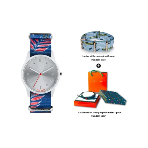 HYPERGRAND 01 Collection TOA Collection Наручные часы Кварцевый механизм Нейлоновый ремешок 38 мм Серебристый циферблат Унисекс