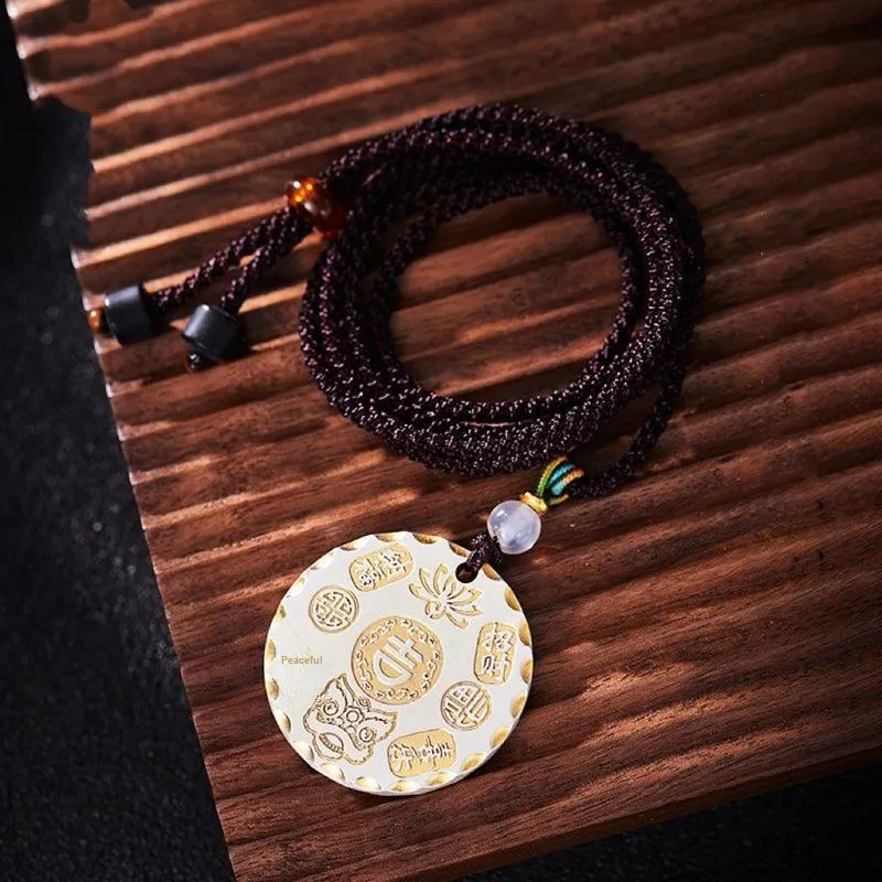 Brahmacharya 999 Fine Silver Necklaces Unisex-3
