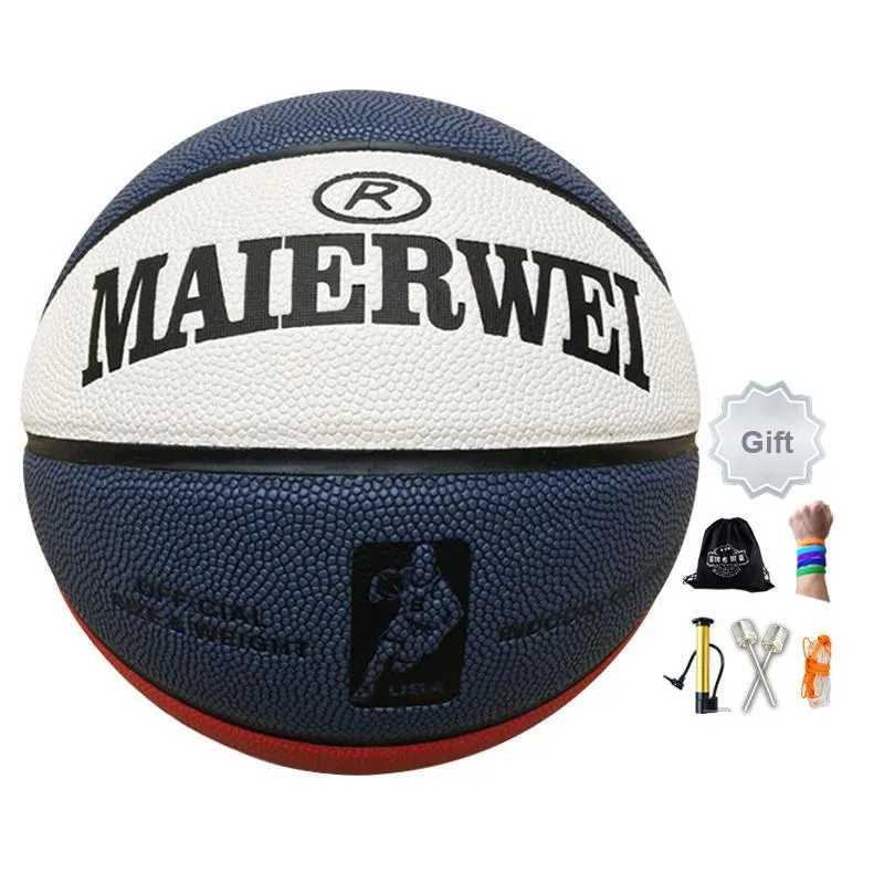 Melway PU Basketball Multicolor No. 5/6/7 Training Unisex-9