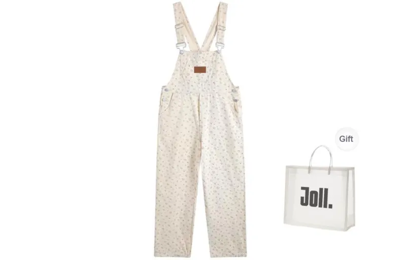 JOLLIGHT Overalls Women's Beige-2