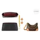 [Set of 3]Burgundy DuPont Paper Liner+Gold Extender Chain+Abrasion-Resistant Buckle