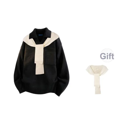 FONDLOOK Свитер Бесплатно Шарф Унисекс