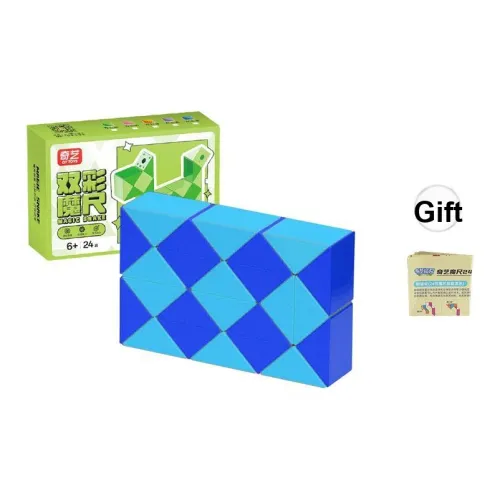 Qiyi Двойной Цвет Волшебный Ruler Коллекция Rainbow Transforming Kids' Toys Кубики Рубика