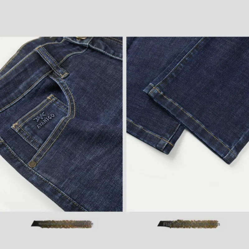 HLA Jeans Men Denim Blue Transition Color Dark 6B-4