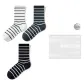 [3 Pack]White+Gray+Black