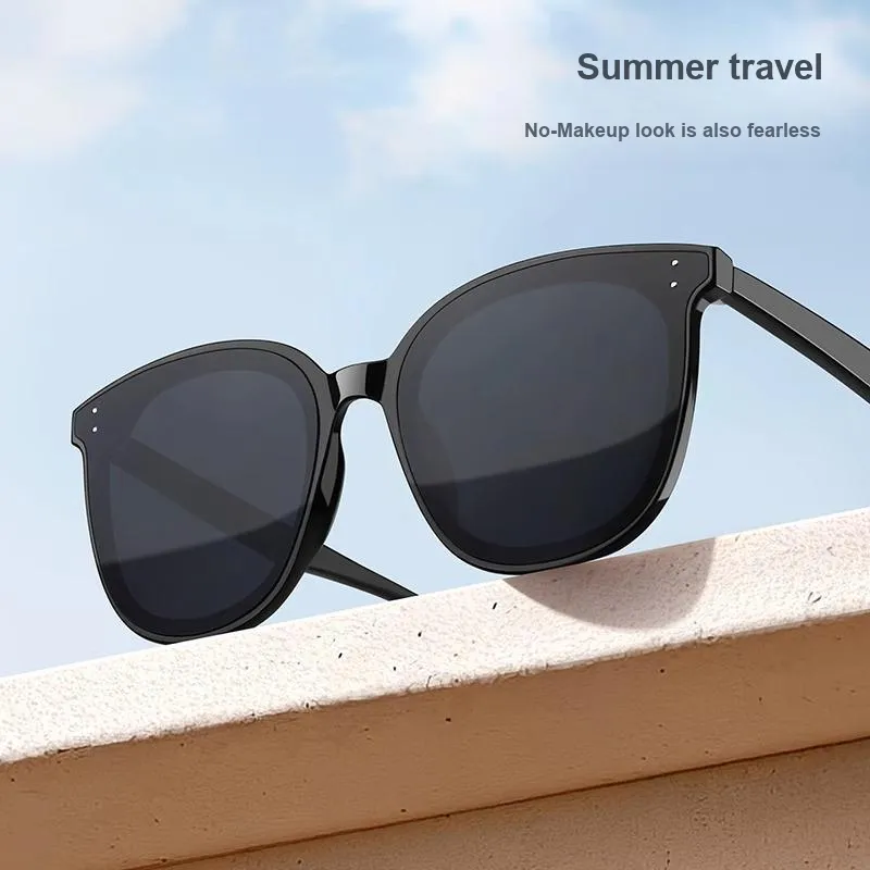 LASHION TR/Memory Plastic Round Sunglasses Women's-1