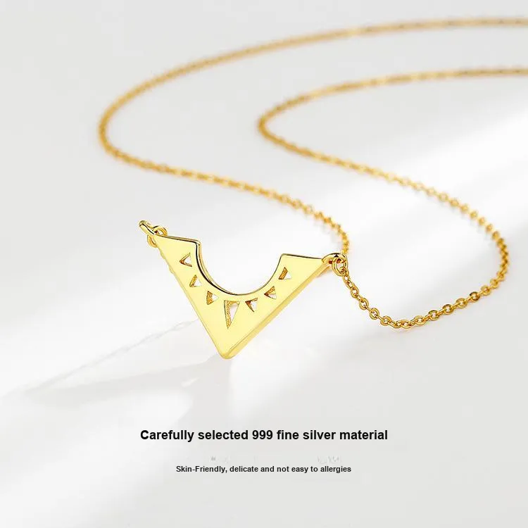 Suddenly Lucky 999 Fine Silver Necklaces Women's-2