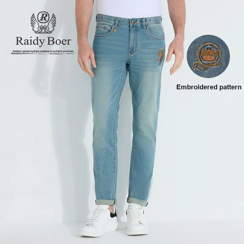 Raidy Boer Jeans Men's Light Blue-2