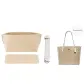 [Three-Piece Set in Ecru]Open Top Liner+Bottom Pad+Shoulder Pads