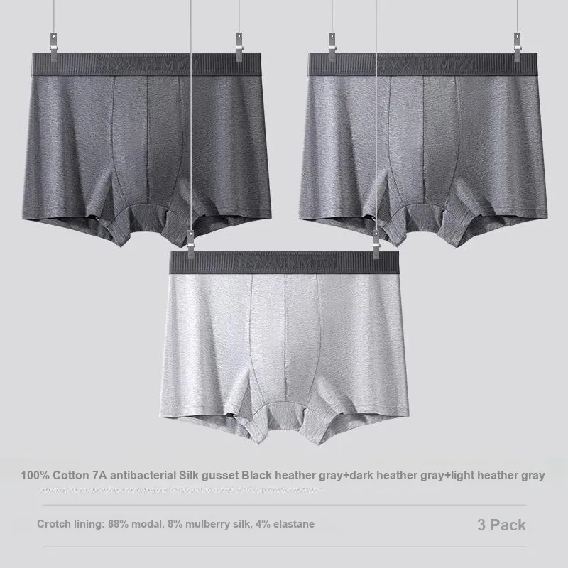H YXIANG Underpants Men's Combo Set-5