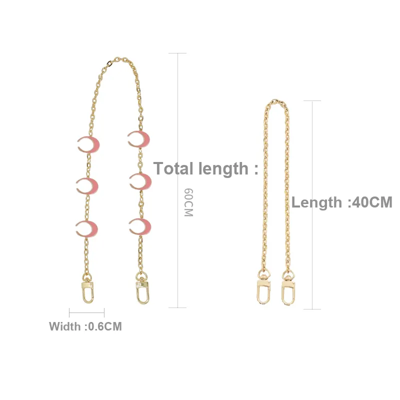 Metal Bag Shoulder Strap Women's Gold-28