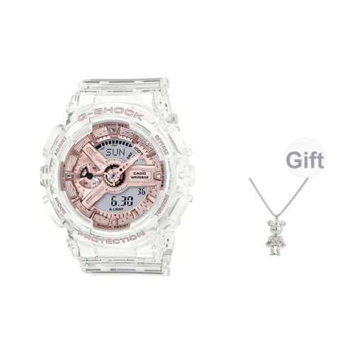 Г Shock Кварцевый Механизм Часы Унисекс Розовый Циферблат