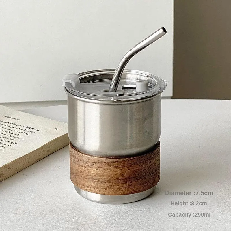 TANLU Outdoor Water Equipment Water Container 290ml Stainless Steel-7