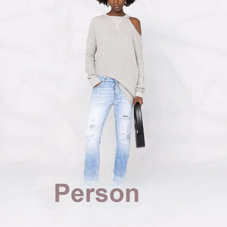 DSQUARED 2 Distressed Cropped Jeans-1