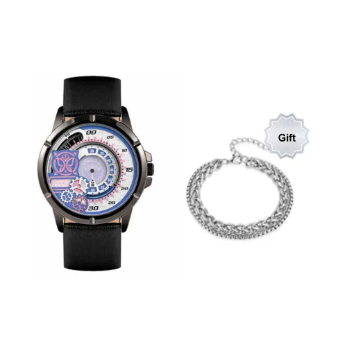 Ингуниши Soul Land 2 Supreme Tangmen WHEEL Часы с кварцевым механизмом кварц ремень из натуральной кожи