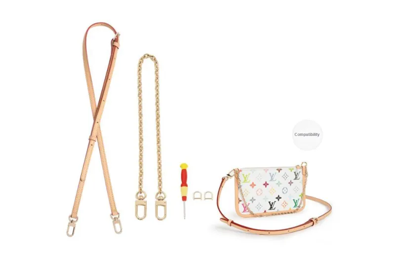 GUYI DuPont Paper Bag Accessories Women's White Tri Color-12