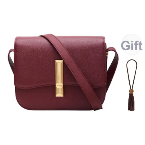 PECO Сумка через плечо из коровьей кожи среднего размера женская черная серая красная