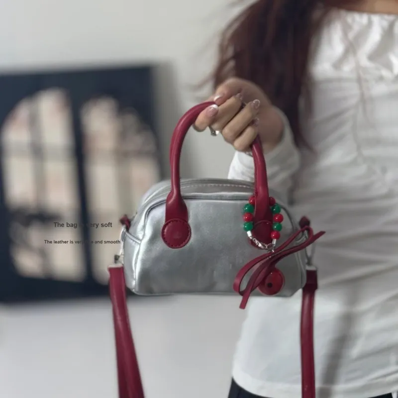 Gerlanx PU Crossbody Handbag Regular Women's Silver-2