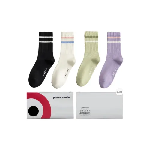 PIERRE CARDIN Mid Calf Socks Women's Shopping Bag 4 Pack