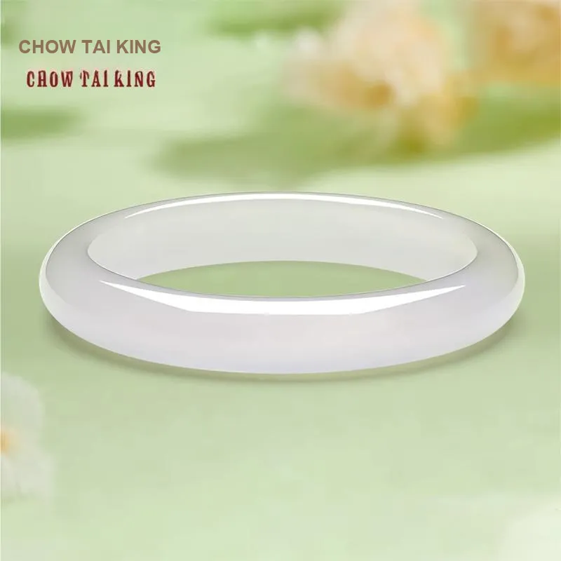 CHOW TAI KING Chalcedony Bangles Women's-1