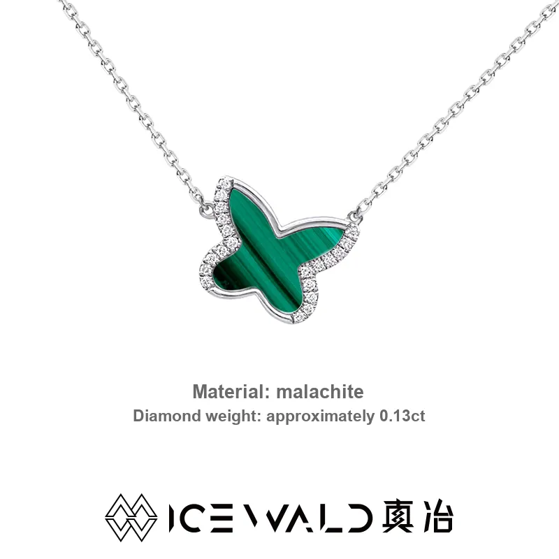 ICEWALD Diamond 925 Mother Of Pearl Necklaces Unisex-23