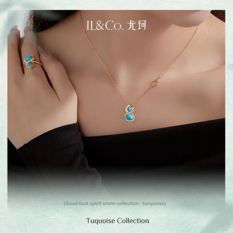 IL&CO. Turquoise Necklaces Women's-6
