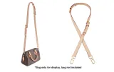 3 Sections Adjustable 1.8cm-Width Vegetable Tanned Leather[Top Grain Cow Leather]-Glossy Edge