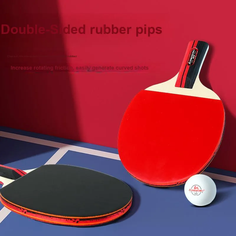 Kawasaki Swift Wind Collection Ping Pong Paddle Ping Pong Paddles Unisex Shakehand Grip Penhold Grip Red-3