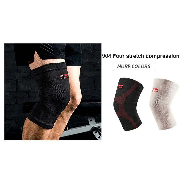 LiNing 904 Running Basketball Badminton Unisex Polyester Polyamide Elastane Knee Pads-4