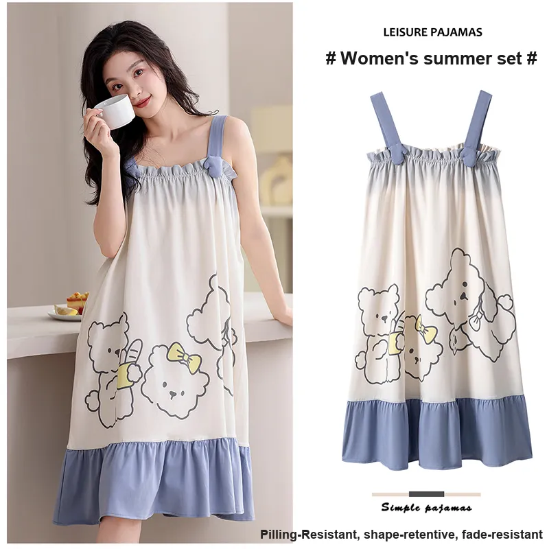 YUZHAOLIN Women's Nightgowns-1