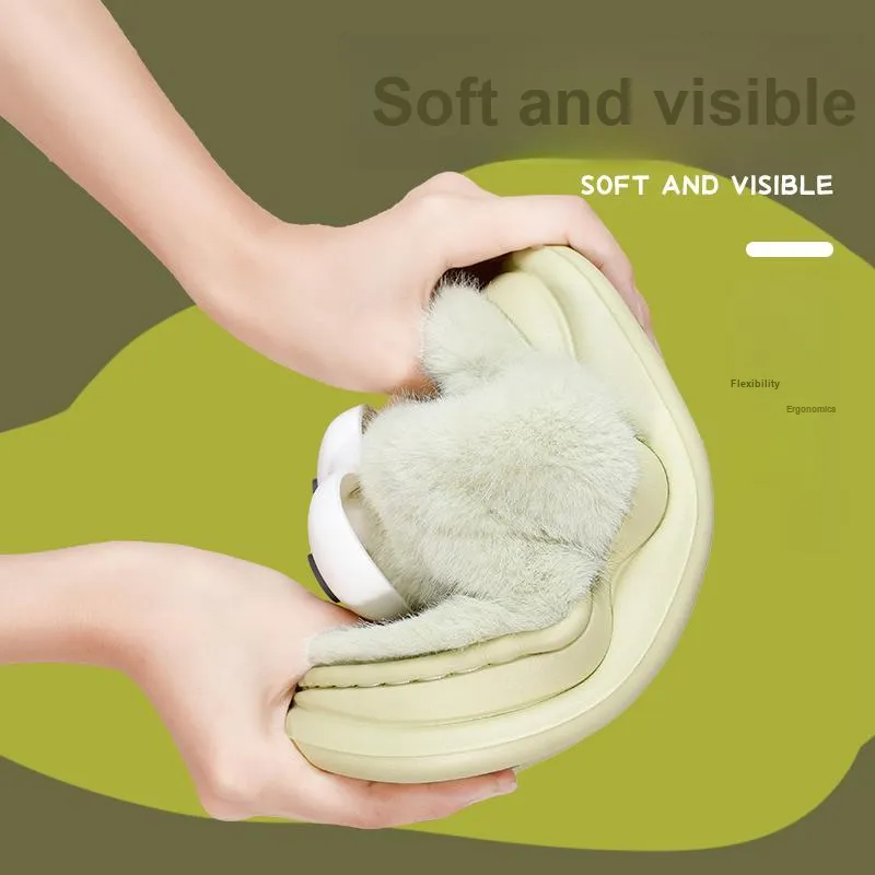 YUSHIPOLUO Wrap toe Slippers 3cm Unisex-8